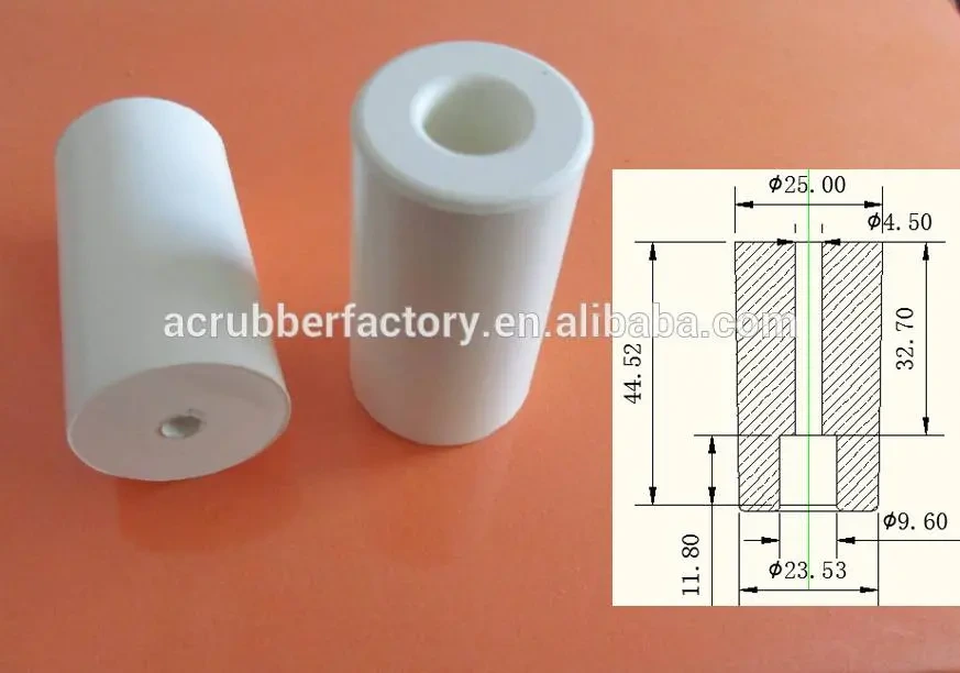 1 x 1.8 inches screw 25×45.5xM5 silicone rubber feet acoustic skid foot furniture feet moisture-proof foot 1
