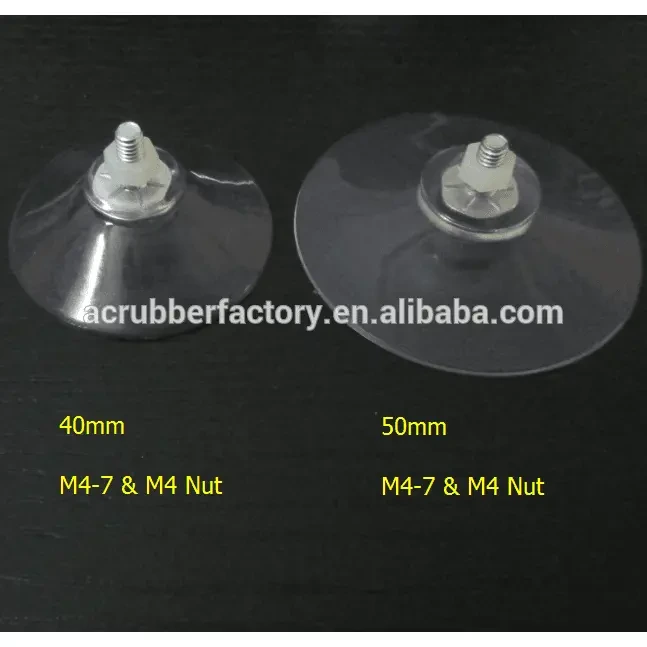 40mm suction cup with ring holder vacuum glass sucker with stud plastic sucker Trade Assurance suction cup with screw 1