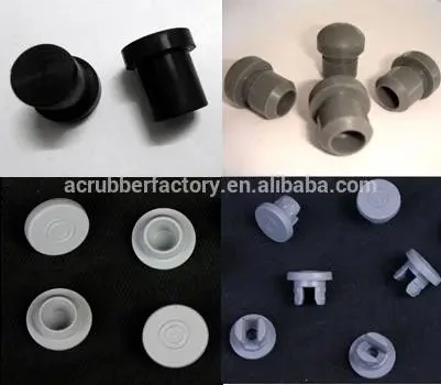 glass tube bottle butyl rubber stopper for injection vial Trade Assurance medicine bottle rubber stopper 1