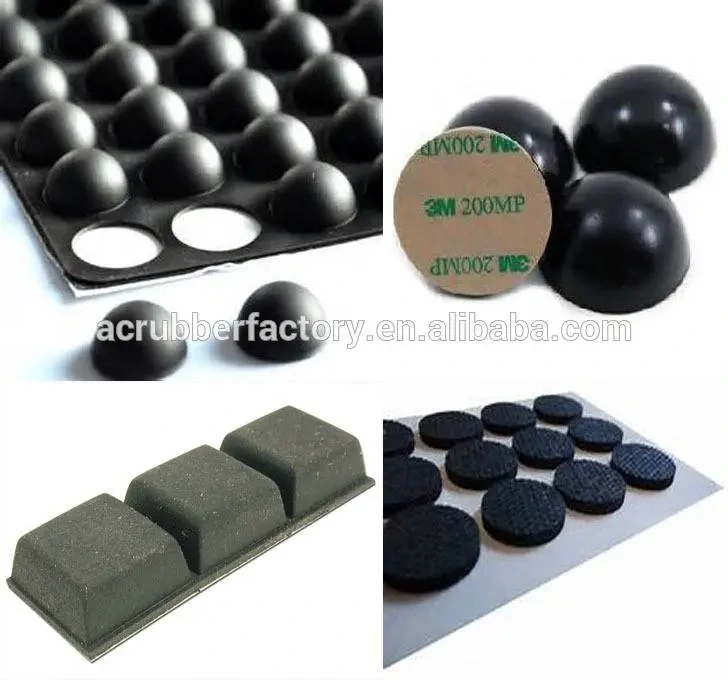 10x10x3 20×2 12.7×12.7×6 8×2 10×2 16×2 mm adhesive Silicone dots silicone rubber feet dots  pad clear 3M adhesive silicon feet 1