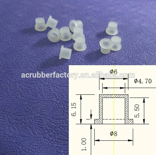 clear 4.7mm silicone cap 5mm dustproof silicone sleeve silicone keypad cap 1