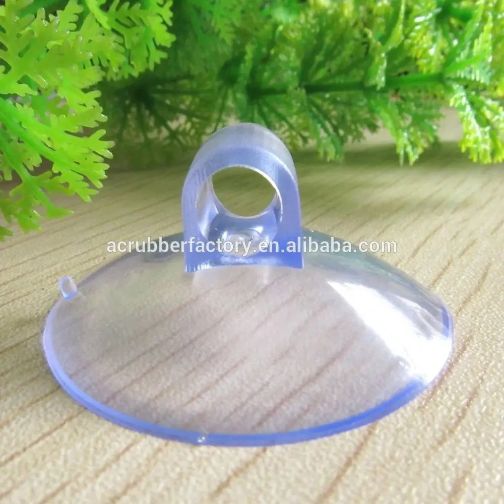 10 20 30 40 50 55 60mm PVC plastic vacuum suction cup Base adhesive double sided suction cup glass suction cup with screw hooks 1