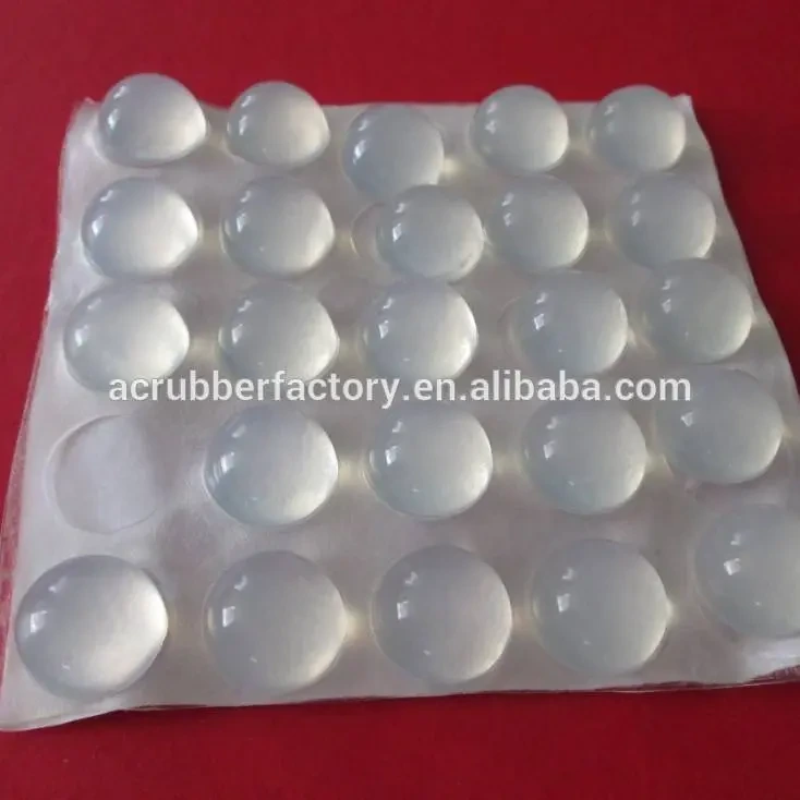 18x6mm furniture legs soft black clear silicone antislip rounded self adhesive bumpers rubber feet laptop 3m buffer bumper 1