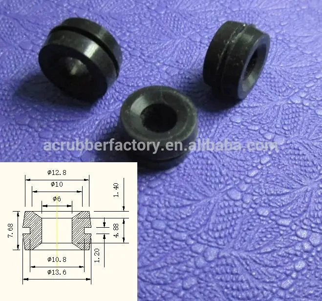 6MM with clamping groove silicone rubber ring, fixed position, dustproof, waterproof silicone rubber ring 1