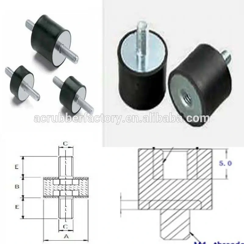 Rubbers Snubber Mount Shock Absorber Silicone Rubber Damper Used to damping and Noise Reduction 1