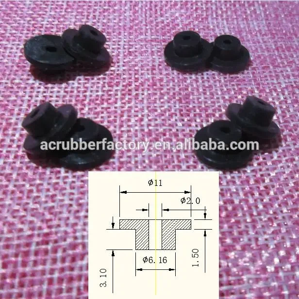 ID 2 for 6mm hole T shape motor silicone grommet motor seal gasket Motor seal base 1
