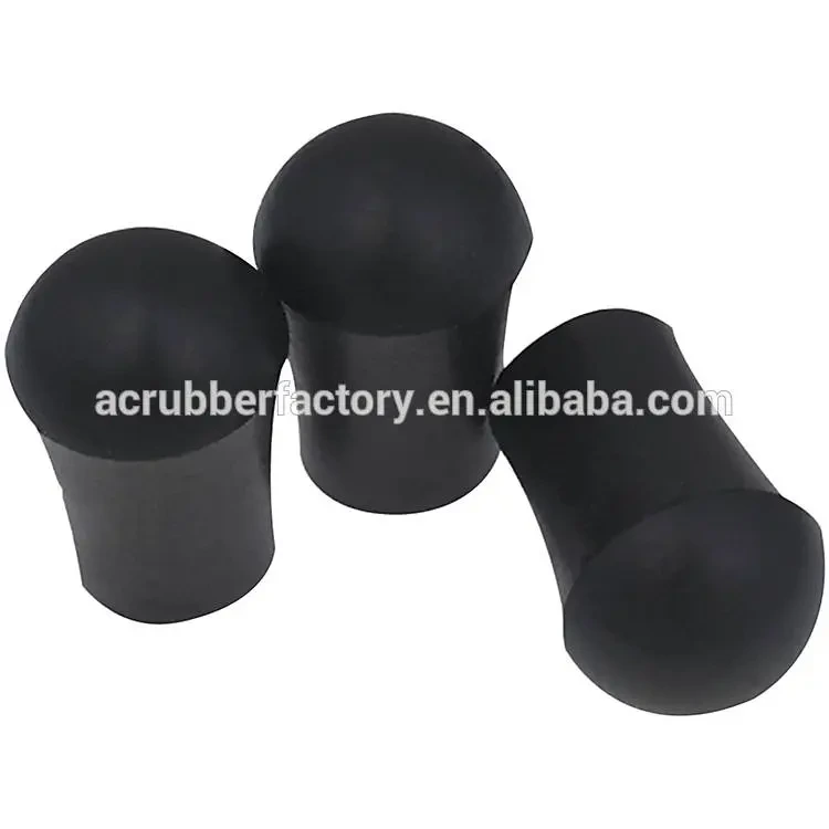 rubber furniture legs/Natural silicone synthetic rubber products manufacturer factory company rubber ladder feet 1