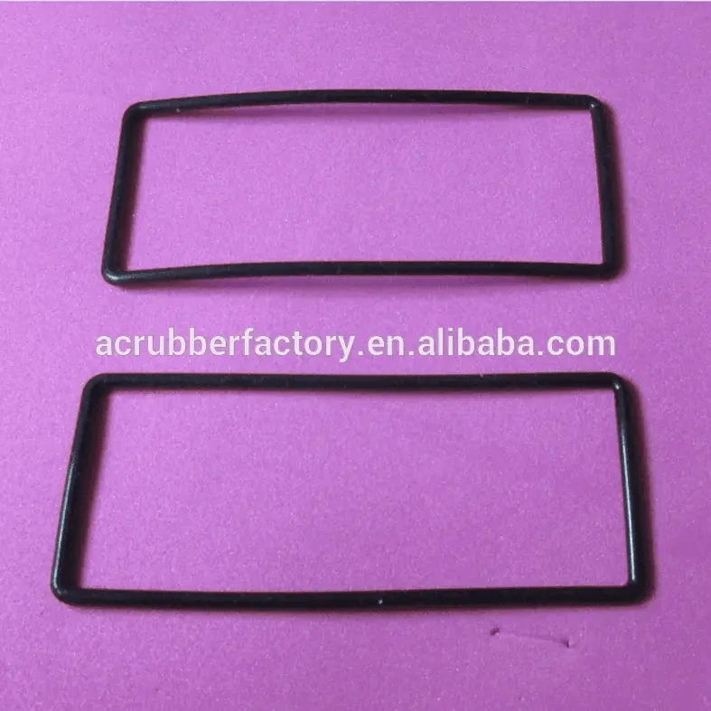 Custom die cutting high heat temperature resistant silicone washer spacers food grade silicone gaskets 1