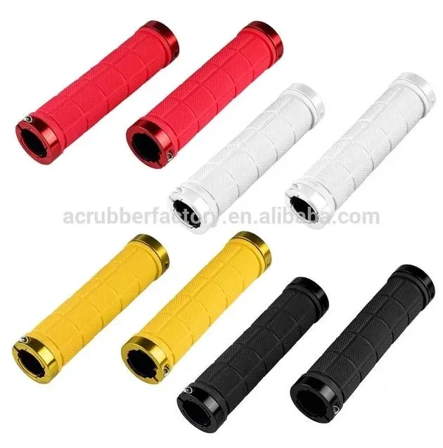 Anti-slip cycling MTB mountainbike bicycle bar handle grips handlebar lock-on rubber rubber handle scissors 1