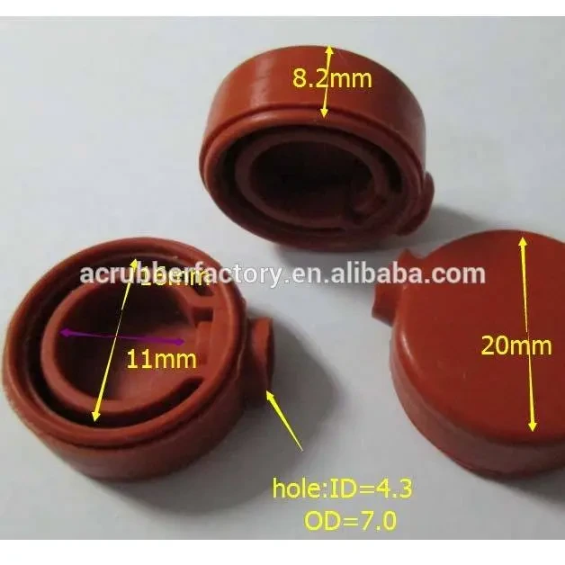 15 16 25 mm black small vials rubber stopper with hole adjustable rubber plug pipe test stopper. 1