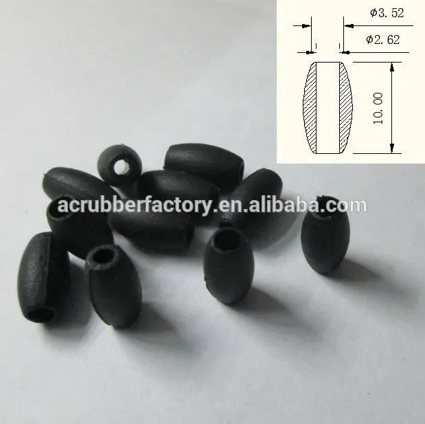 3.6 mm silicone grommets oval rubber grommet elliptical silicone grommet 1
