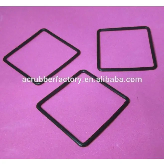 1.7 1,9mm battery VMQ Silicone rubber square gasket 1