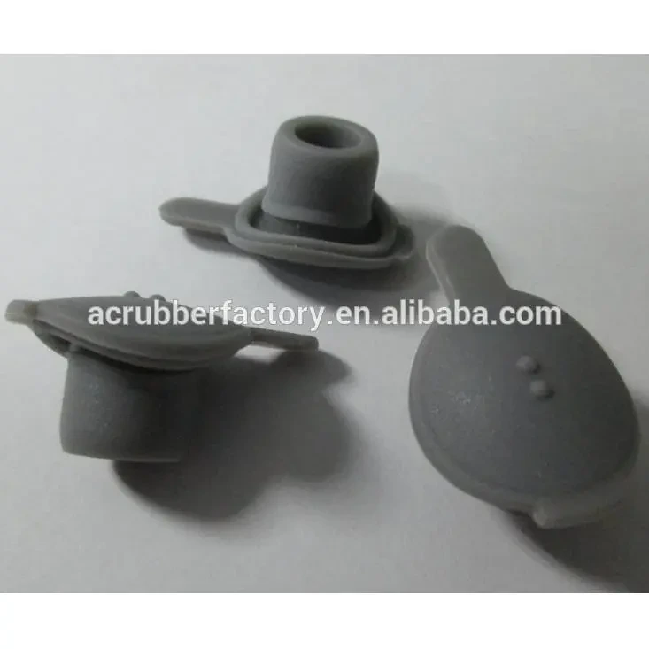 T shape 8mm x10mm soft silicone rubber plug 1