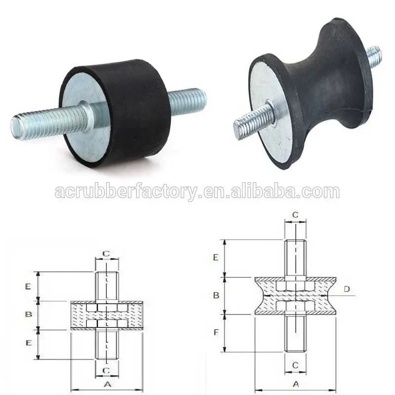 M3 M4 M5 M6 M8 M10 M12silicone rubber mount shock absorber silicone rubber damper jobber 1