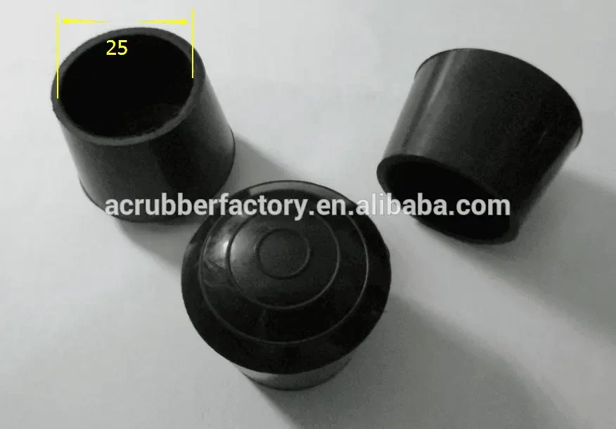 Die stuhlbeine Reihe Een stoel Pata de silla Un manchon 1 inch rubber chair tips 1 inch rubber ferrule 1 inch rubber feet 1