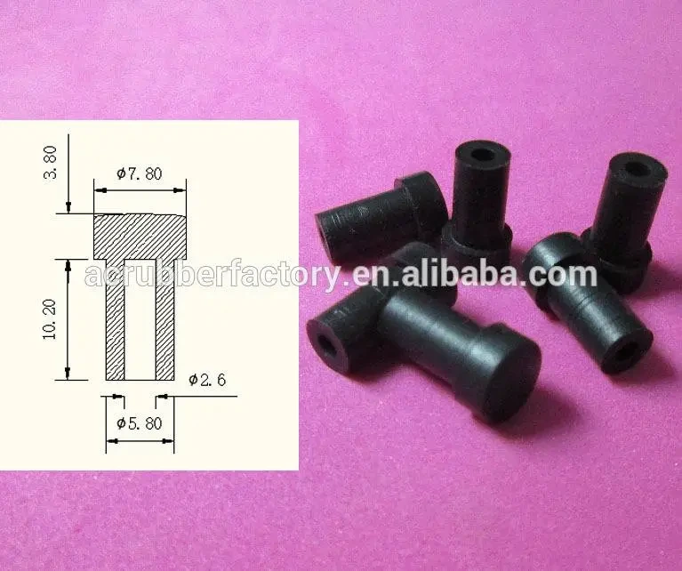silicone rubber plug 6 mm silicone tip 5.8 mm rubber tip 1