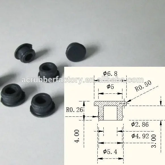 8mm silicone rubber stopper feet, hole plugs automotive rubber plugs 1