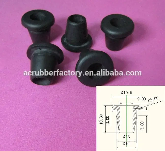 9 x 13 x 3.8 mm T shape grommet bush T shape rubber grommet T shape rubber grommet for 3.8mm panel 1