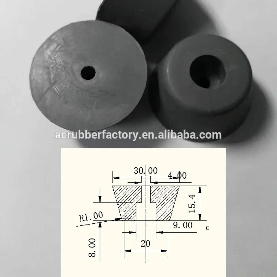 Trapezoidal rubber feet for furniture rubber feet for cutting boards silicon non-slip tapered rubber feet for ironing board 1