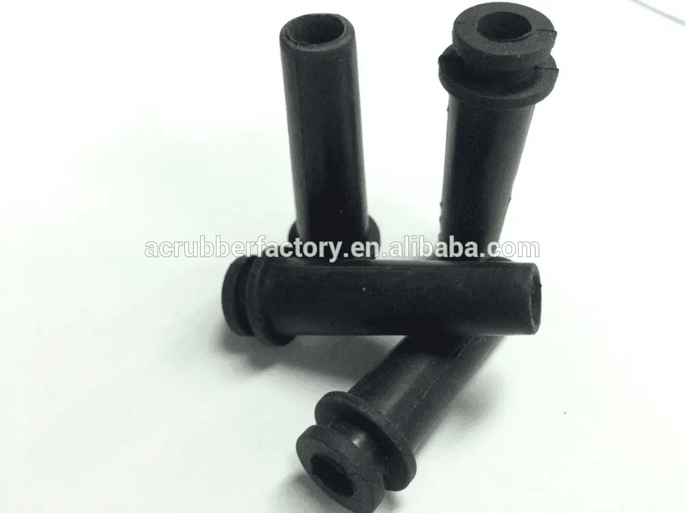 silicone rubber  sleeve  and rubber dust proof cap used to machines Microphone sealing 1