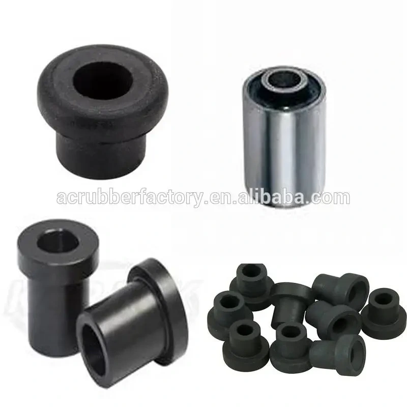 Custom mold black shock absorber rubber vibration mounts 9/16 diameter 2/3 thick 3/8 3/16 studs engine mount rubber bushing 1
