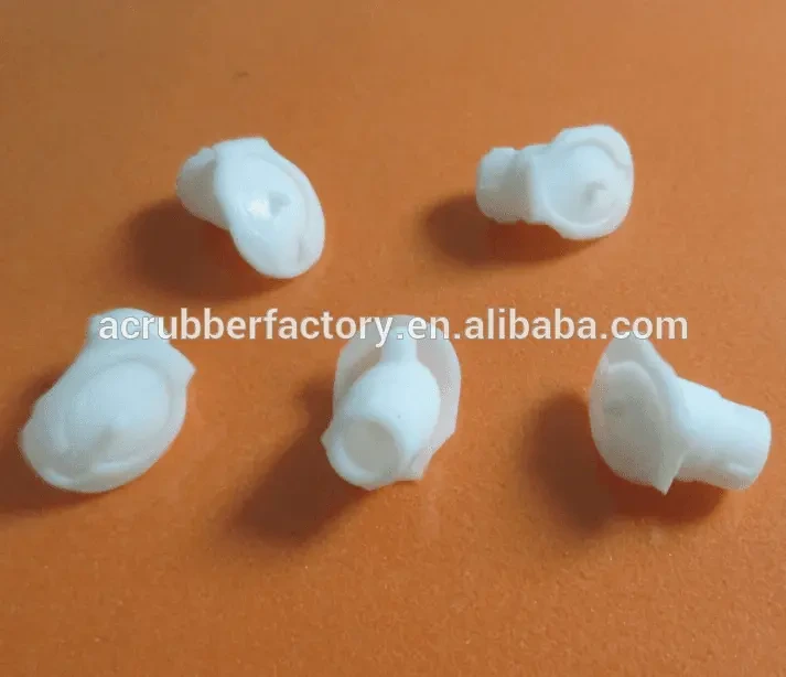 White inclined decorative rubber plug cover screw hole plug of small appliances shell rubber plug jack 1