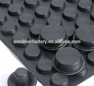 Hemispherical Dome Top NBR Model Gasket Self-Adhesive Silicone Rubber Feet Flat Pattern EPDM Screw Hole Furniture Cutting Boards 1