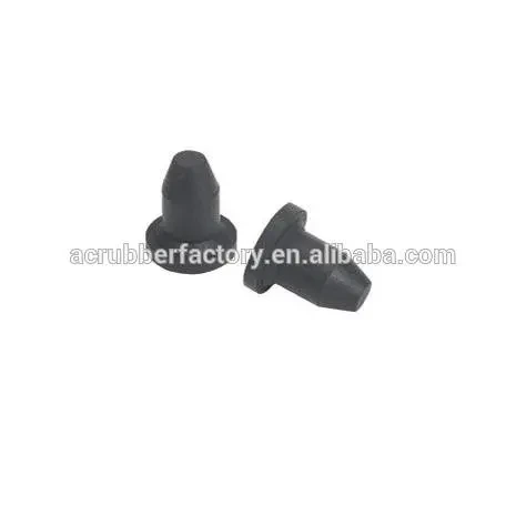 rubber bungs groove plug with groove plate silicone rubber plug 3.8 mm plug with slot 1