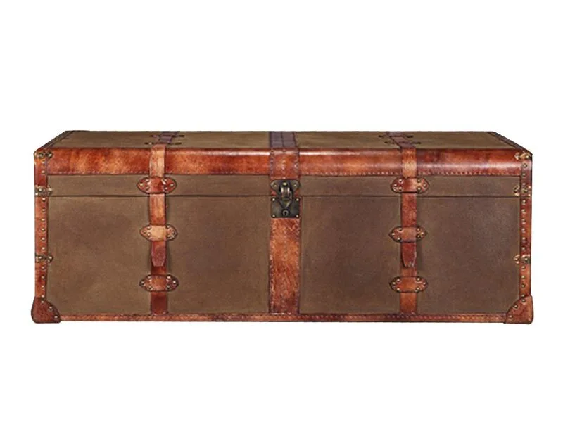 Vintage Canvas Coffee Table 1