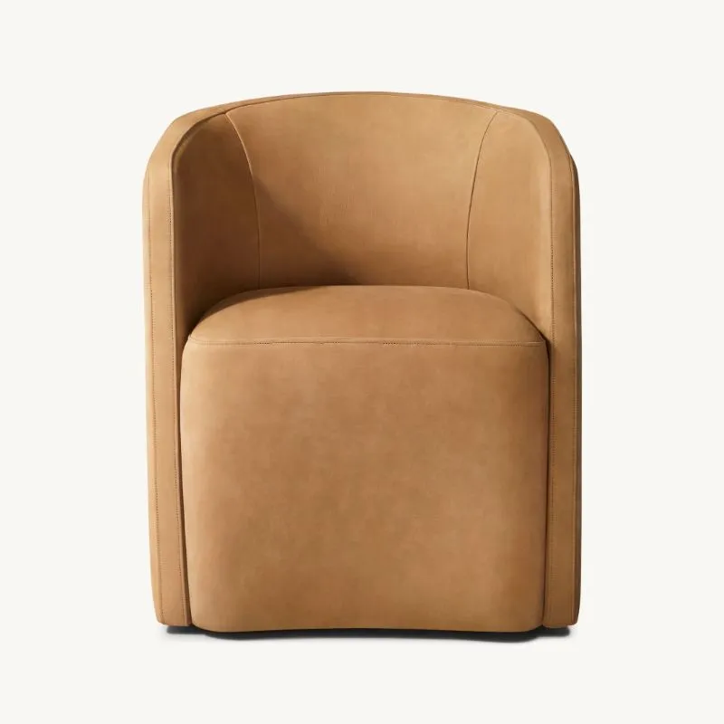 كرسي طعام، كرسي طعام جلدي، كرسي طعام منجد، مقعد بإطار خشبي