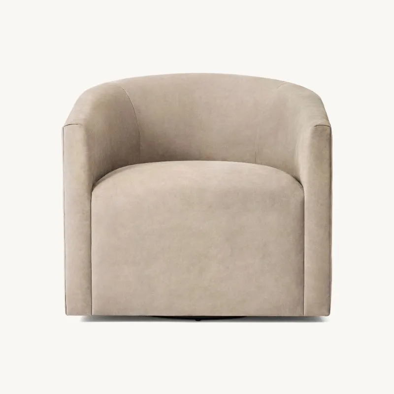 Silla giratoria, silla giratoria moderna, silla de tela de lujo, asientos tapizados