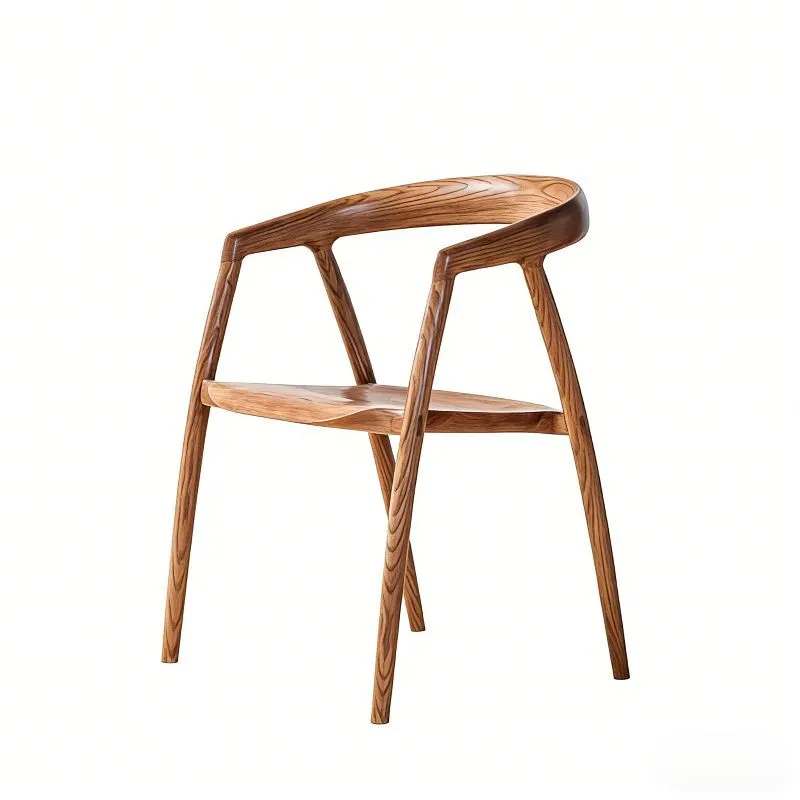 Silla, silla de comedor interior, muebles de comedor de madera, silla de comedor de madera de fresno, muebles de madera maciza