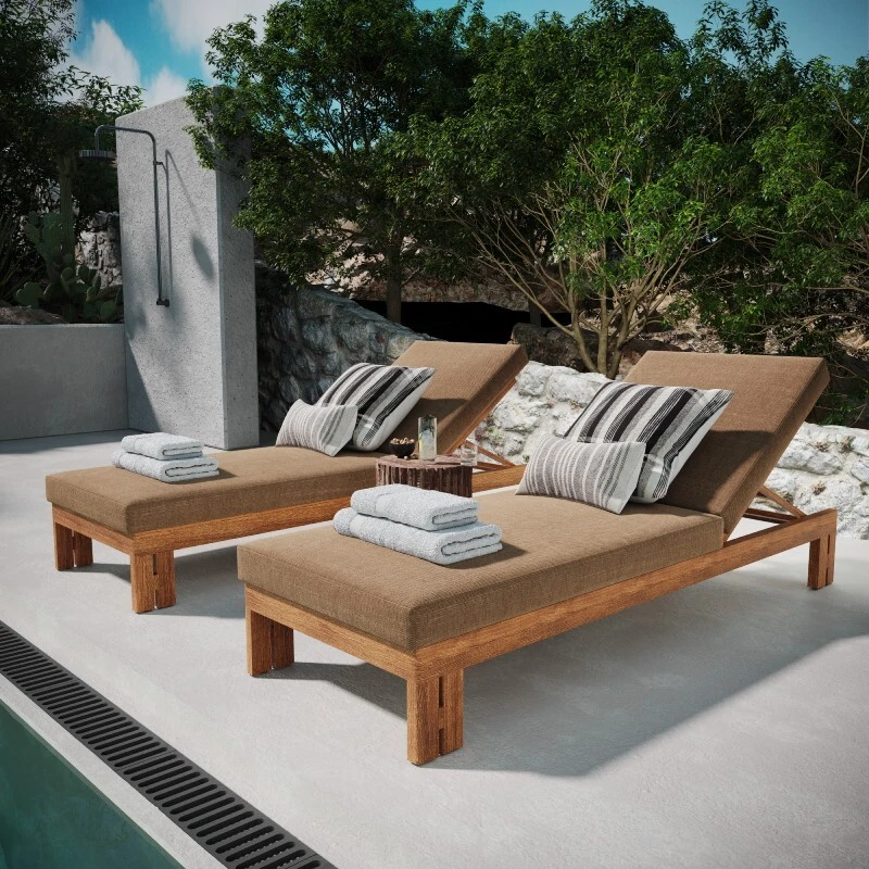 Defaico Patio Lounge Chaise