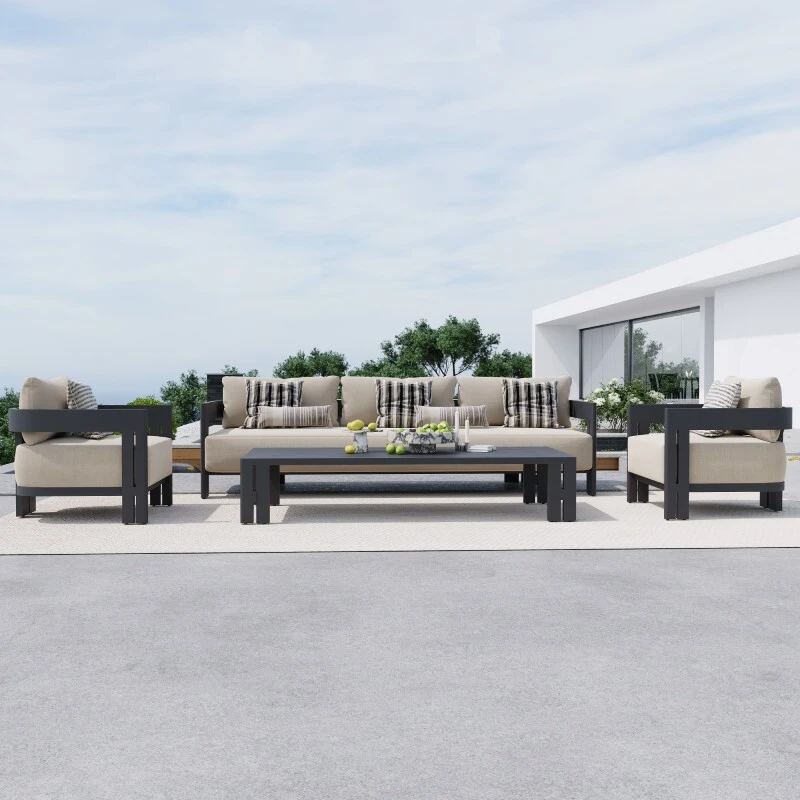 Defaico Aluminum Alloy Sofa Set