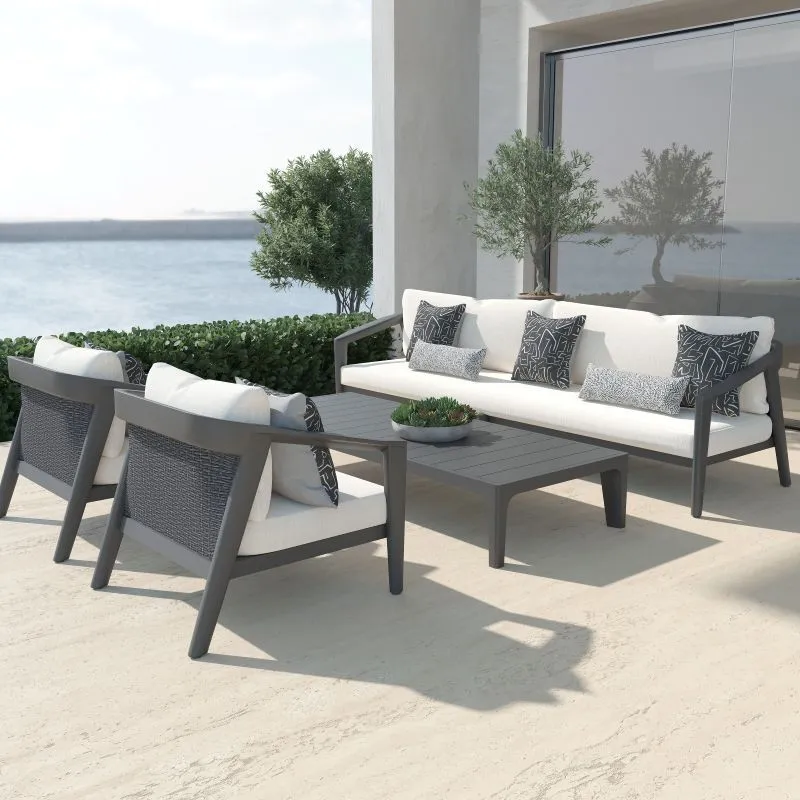 Lounge Seating, aluminum outdoor furniture, outdoor furniture Set, rattan weaving
