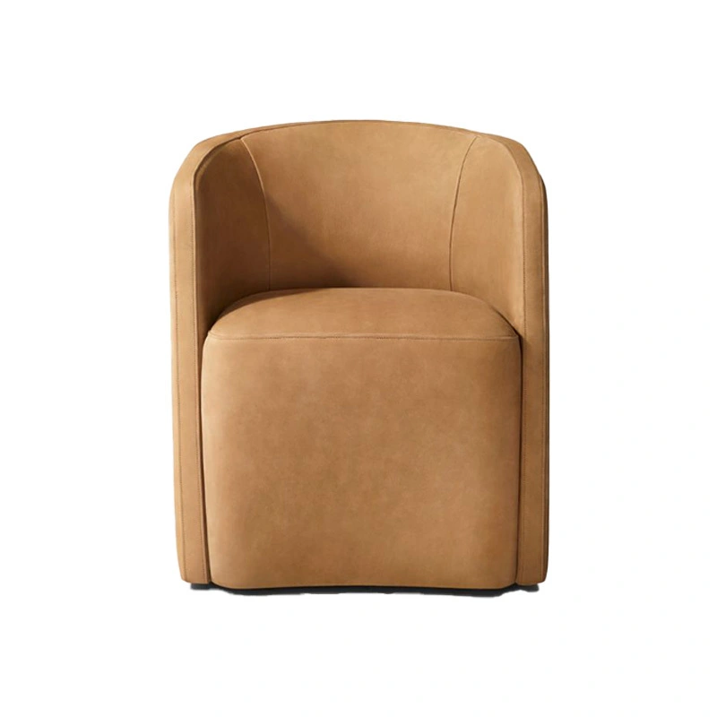Fauteuil de salle à manger en cuir Defaico