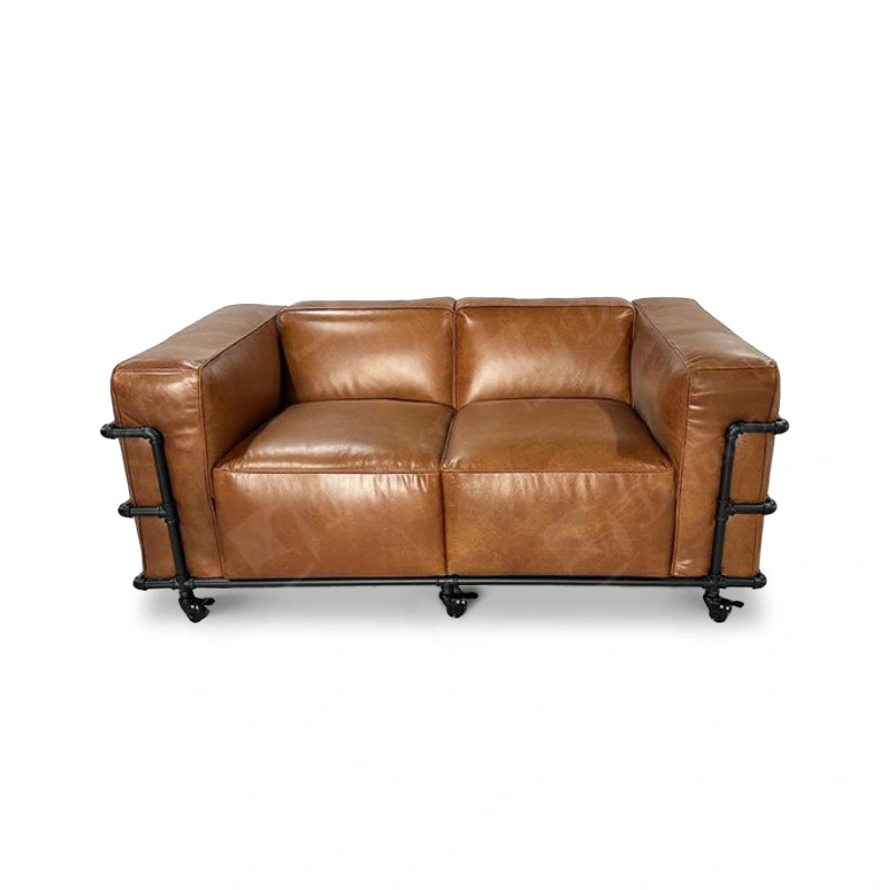 Defaico Leather Sofa