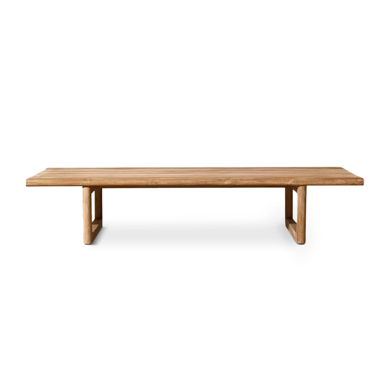 teak outdoor dining table