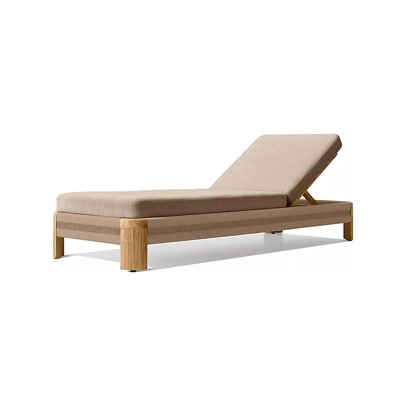 Defaico Structra Teak Chaise