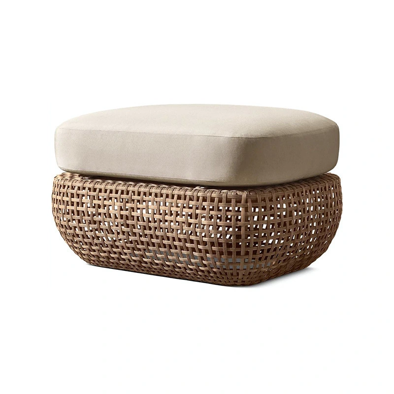 Rattan Woven Ottoman