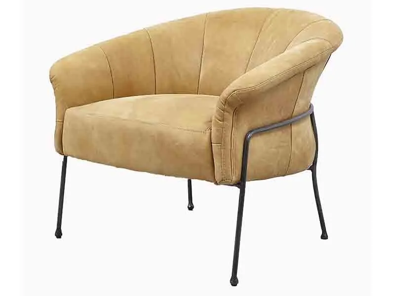 Vintage Genuine Leather Chair 1