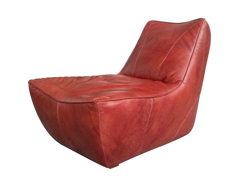 Vintage Style Leisure Leather Bean Bag Chair 1