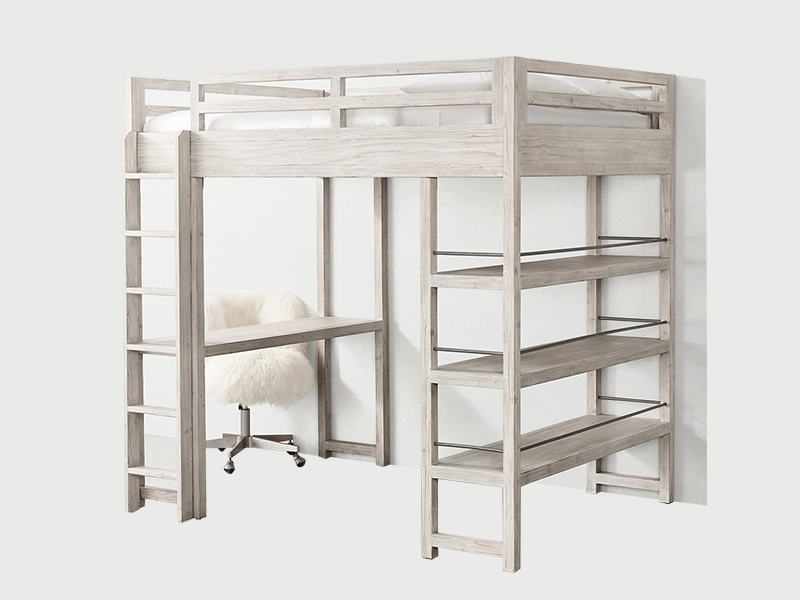 New Style Laguna Study Wooden Loft Bed 1