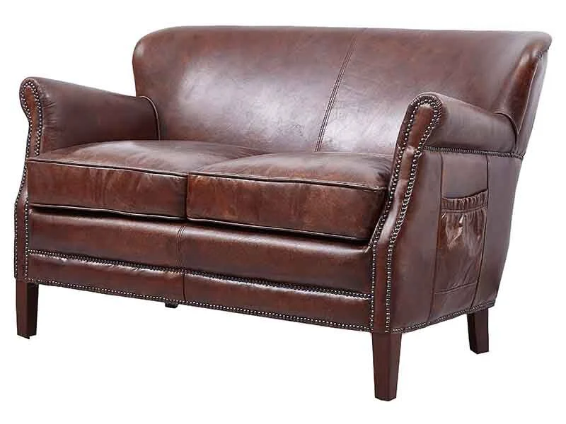Antique Leather 2S Sofa 1