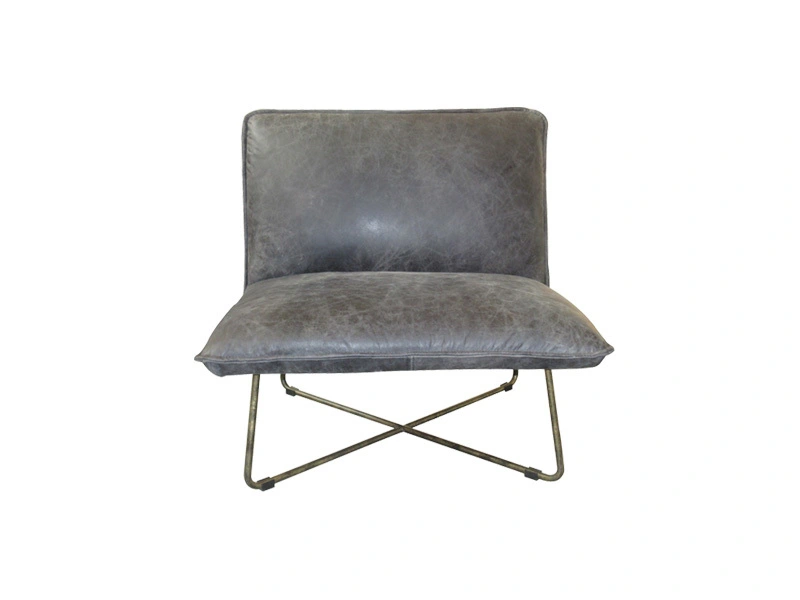 Bespoke Brown Iron Frame Dining Chair Use In Living Room Office Restaurant Club Lobby 1