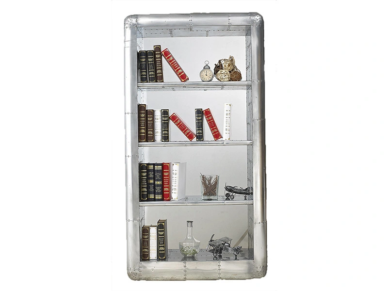 Aviation Jet Aluminum Living Room Bookshelf 1