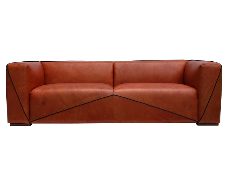 Antique Leather Aviation Sofa 1