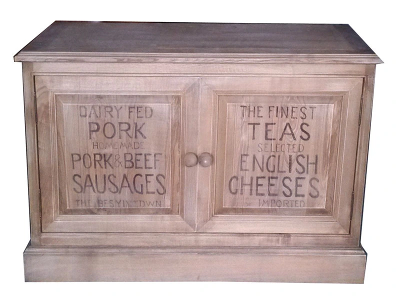 Salvaged Wood Double Door Cabinet 1