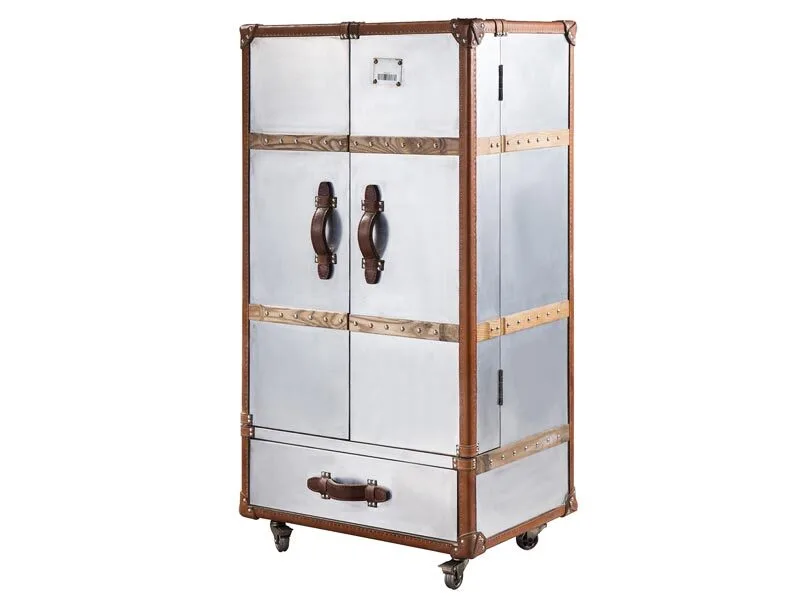 Aviator Mayfair Wine Cabinet with Wheels 1