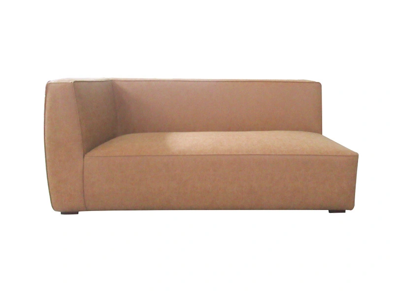 Antique Orange Corner Combination Genuine/Pu Leather Sofa Use In Living Room Hotel Lobby 1